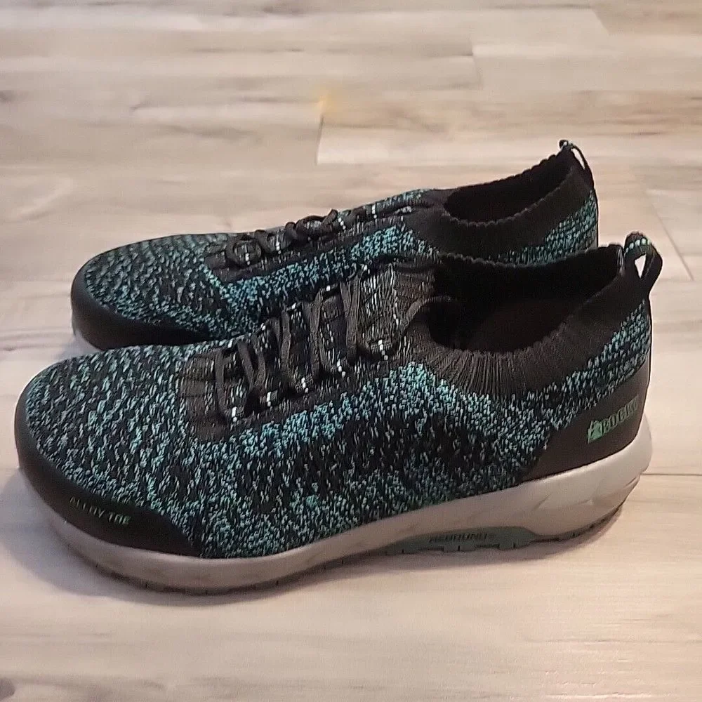 Rocky‎ WorkKnit  Alloy Toe Shoes Womens 10 Wide Slip Resistent F2413-18